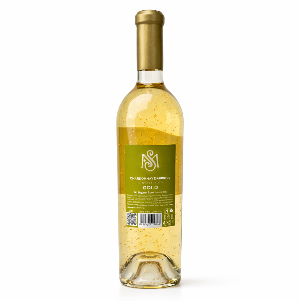 Rox Winery Sm Chardonnay Barrique With Gold Flakes 0.75l 2023
